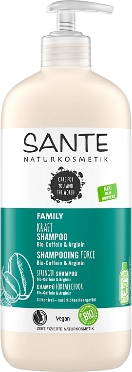 Sante Укрепляющий шампунь с кофеином и аргинином Kraft Shampoo Bio-Coffein & Arginin - фото N2