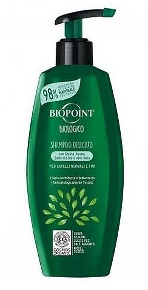 Biopoint Органічний делікатний шампунь для нормального й тонкого волосся Biologico Shampoo Delicato - фото N1