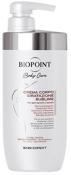 Biopoint Крем для тела увлажняющий Body Care Crema Corpo Idratacione Sublime - фото N1