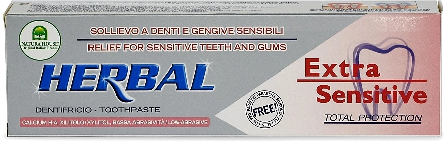 Natura House Зубная паста Herbal Extra Sensitive Toothpaste - фото N5