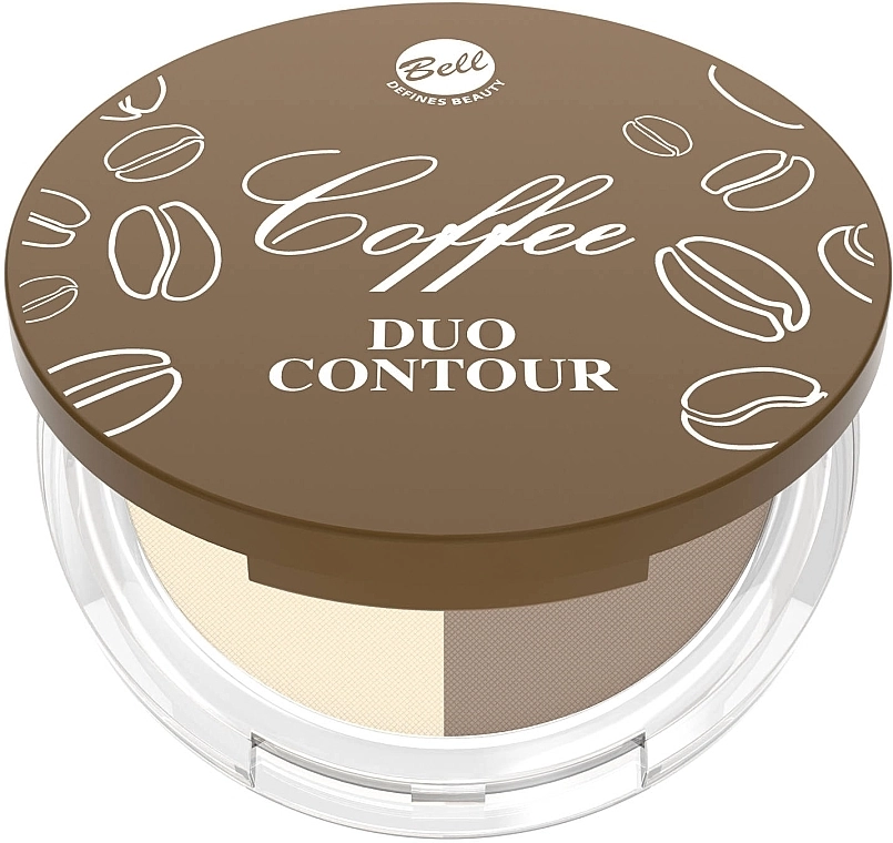 Bell Coffee Duo Contour Пудра-бронзер с ароматом кофе - фото N1