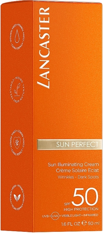 Lancaster Солнцезащитный крем для лица Sun Perfect Sun Illuminating Cream SPF 50 - фото N4