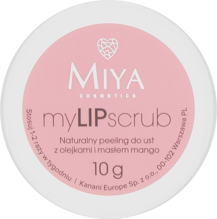 Miya Cosmetics Скраб для губ з олією манго myLIPscrub - фото N1