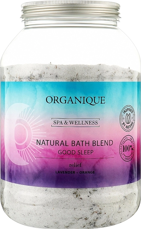 Organique Ароматна суміш для ванн "Апельсин-лаванда" Spa & Wellness Good Sleep - фото N2
