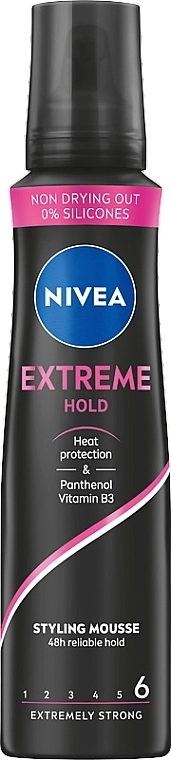 Nivea Мус для волосся екстремальної фіксації Extreme Hold Styling Mousse - фото N1