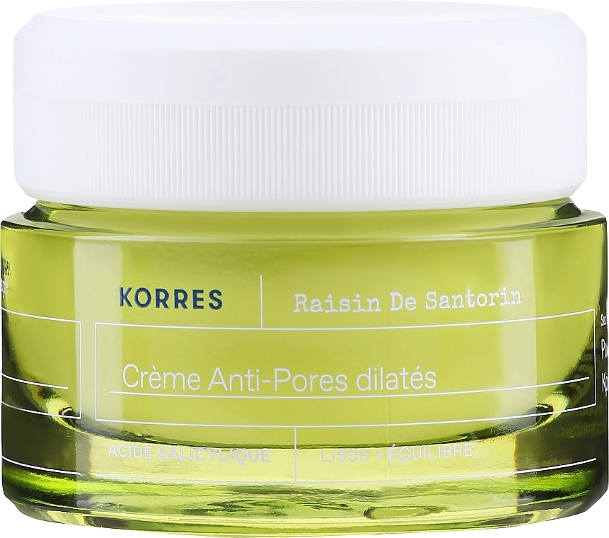 Korres Легкий увлажняющий крем-гель для лица Santorini Grape Poreless Skin Cream - фото N1