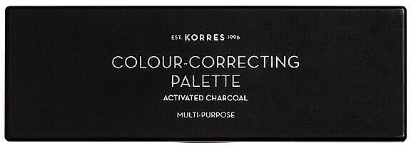 Korres Color-Correcting Activated Charcoal Multi Purpose Palette Палетка для контуринга - фото N2