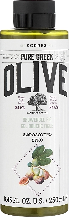 Korres Гель для душу "Інжир" Pure Greek Olive Fig Shower Gel - фото N1