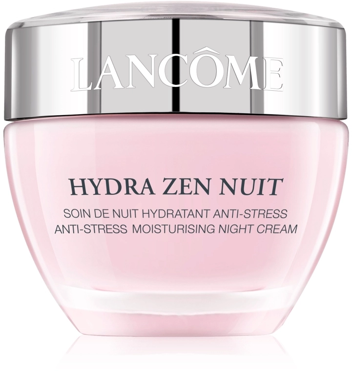 Lancome Заспокійливий та зволожуючий нічний крем: Миттєвий комфорт, зменшення слідів втоми Hydra Zen Anti-Stress Moisturising Night Cream - фото N1