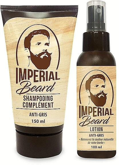 Imperial Beard Набор Anti-Grey Beard Kit (shmp/150ml + b/spray/100ml) - фото N1