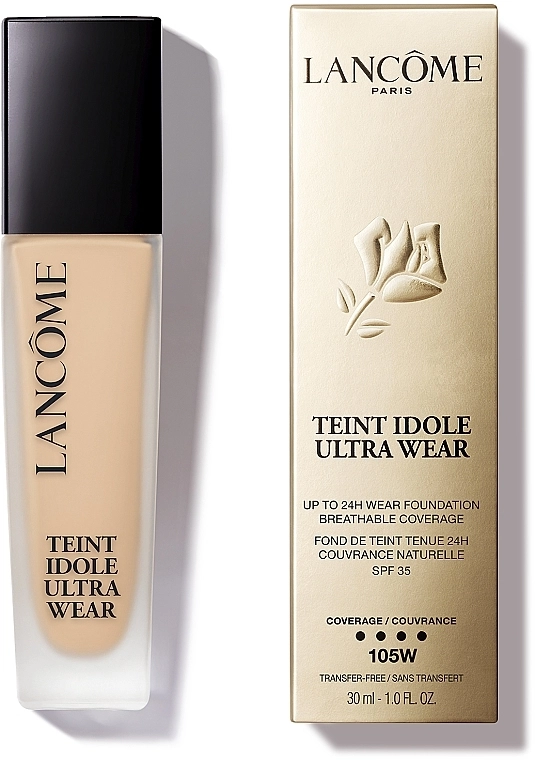 Lancome Teint Idole Ultra Wear 24h Longwear Foundation Стойкая тональная основа - фото N1