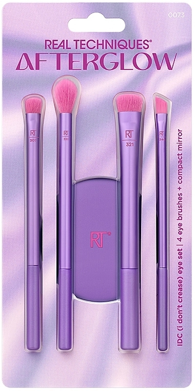 Real Techniques Afterglow IDC Eye Set (brush/4pcs + mirr/1pcs) Набор - фото N2