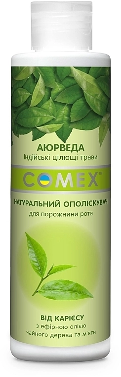 Comex Натуральний освіжальний ополіскувач для ротової порожнини проти карієсу - фото N1