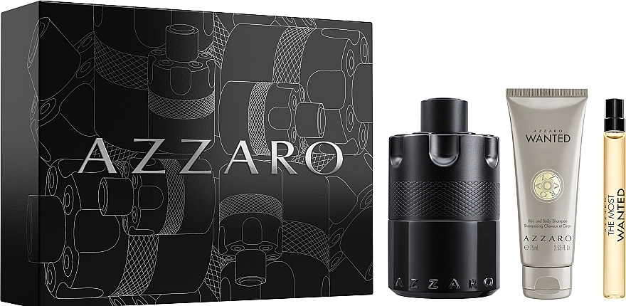 Azzaro The Most Wanted Набір (edp/100ml + deo/75ml + edp/10ml) - фото N1