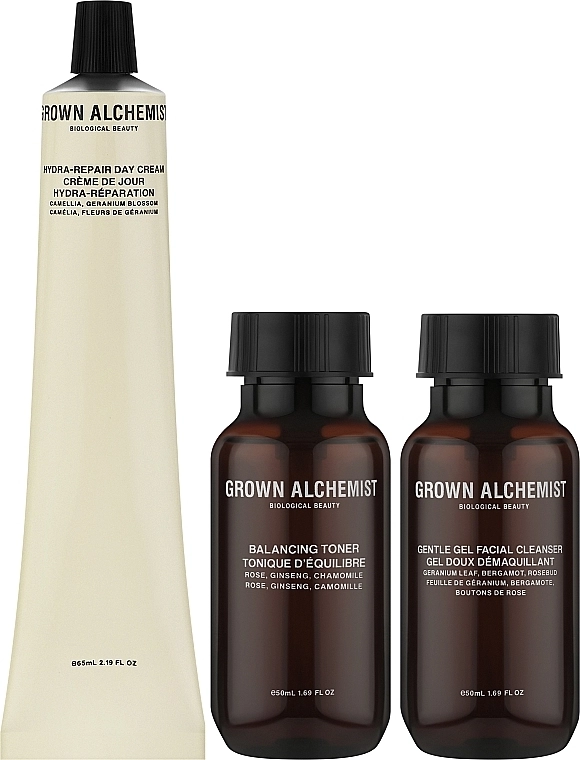 Grown Alchemist Набір Face Trio Gift Set (f/cr/65ml + f/toner/50ml + f/cleanser/50ml) - фото N2