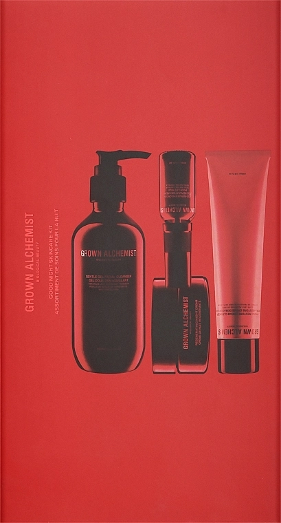 Grown Alchemist Набір Good Night Skincare Kit (f/gel/cleancer/200ml + f/cr/cleancer/100ml + f/cr/40ml + eye/cr/15ml) - фото N1