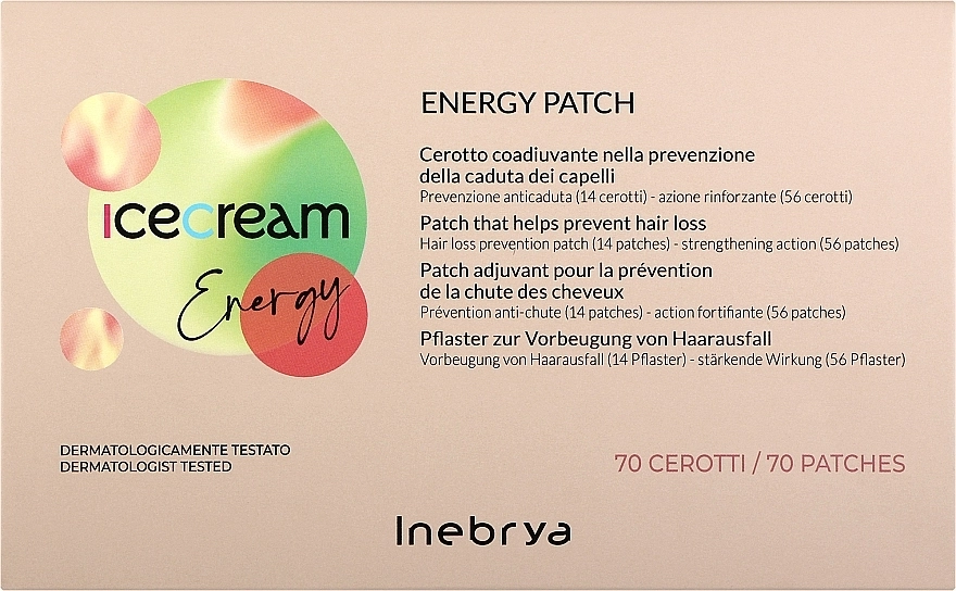 Inebrya Патчи для кожи головы против выпадения волос Ice Cream Energy Patch - фото N1