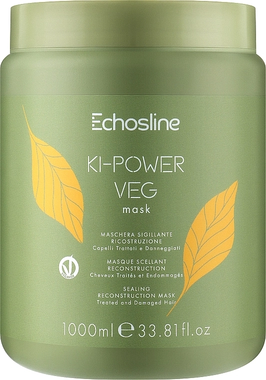 Echosline Відновлювальна маска для пошкодженого волосся Ki-Power Veg Reconstruction Sealant Mask for Damaged Hair - фото N1