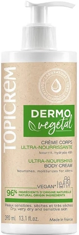 Topicrem Ультразволожувальне молочко для тіла Dermo Vegetal Ultra-Nourishing Body Cream - фото N3