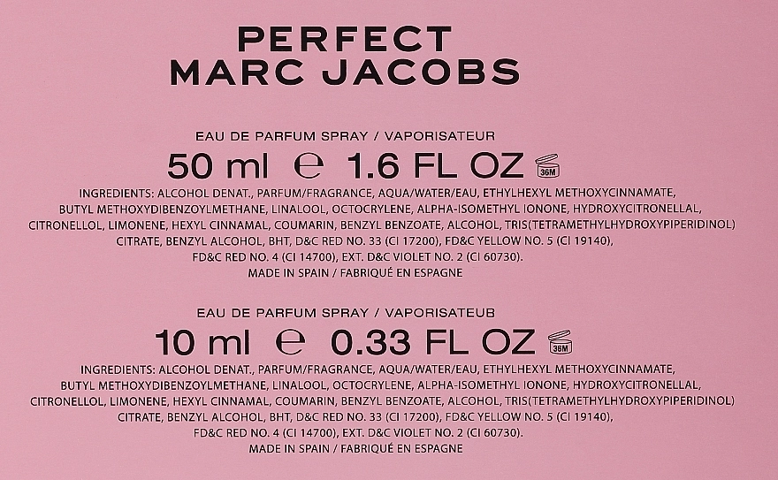 Marc Jacobs Perfect Набір (edp/50ml + edp/mini/10ml) - фото N3