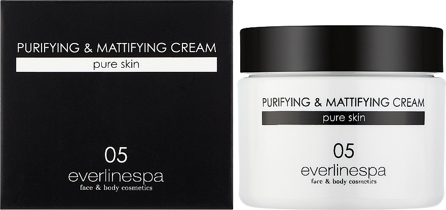 Everline Лечебный матирующий крем для лица Purifying Mattifying Cream - фото N2