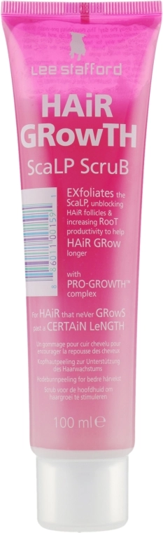Стимулирующий cкраб для кожи головы - Lee Stafford Hair Growth Scalp Scrub, 100 мл - фото N1