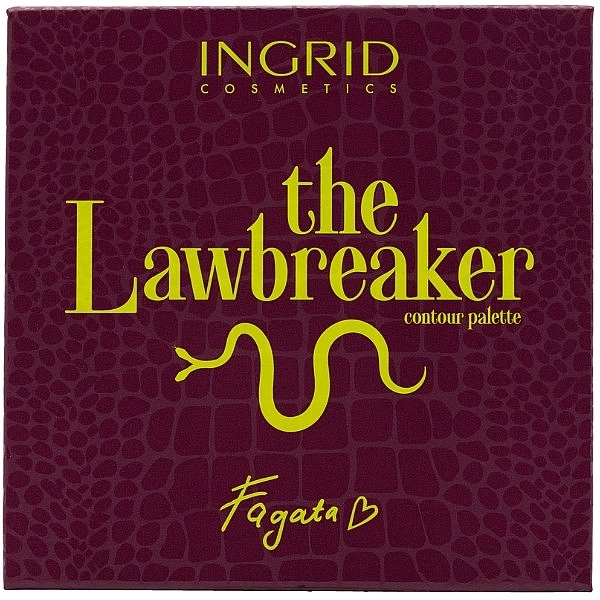 Ingrid Cosmetics X Fagata Lawbreaker Contour Palette Палетка для контуринга - фото N2