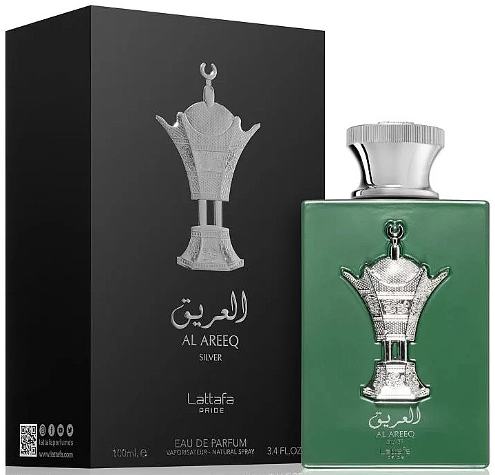 Парфумована вода чоловіча - Lattafa Perfumes Al Areeq Silver, 100 мл - фото N1