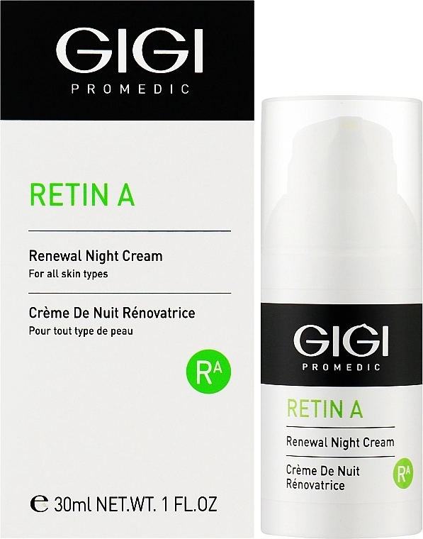 Gigi Обновляющий ночной крем для лица Retin A Renewal Night Cream - фото N2
