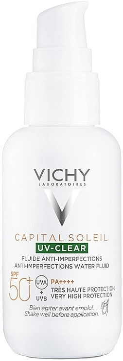 Vichy Солнцезащитный флюид для лица Capital Soleil UV-Clear SPF50 - фото N1