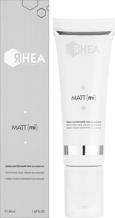 Rhea Cosmetics Микробиом-крем c матирующим и противовоспалительным действием Rhea Matt [mi] Mattifying Face Cream - фото N2