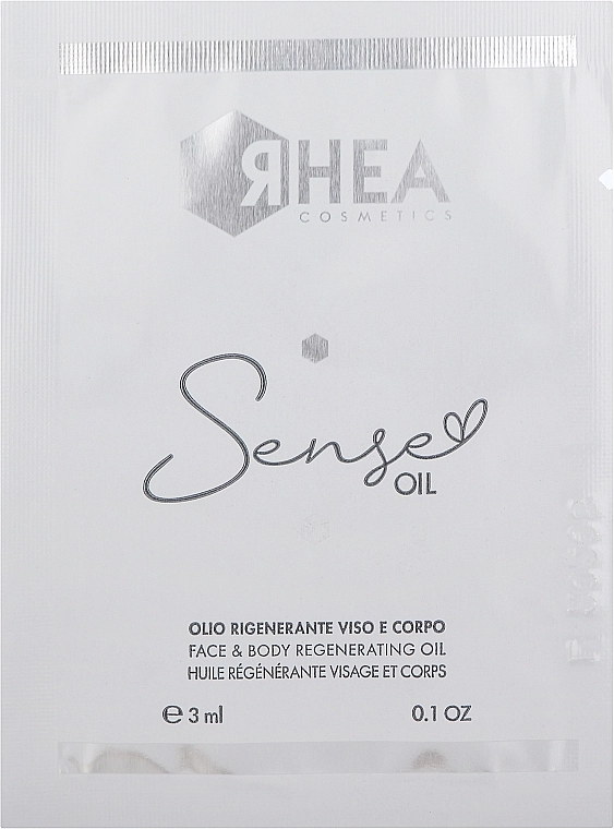 Rhea Cosmetics Відновлювальна олія для обличчя та тіла Rhea Sense Oil (пробник) - фото N1