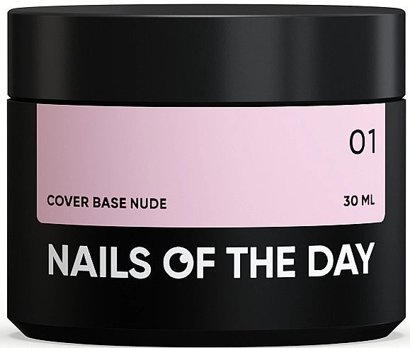 Nails Of The Day Камуфлювальна база для нігтів, 30 мл Cover Base Nude - фото N1