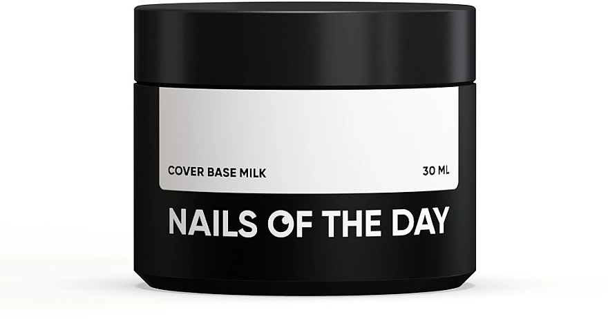 Nails Of The Day Камуфлирующая база для ногтей, нежно-молочная Cover Base Milk - фото N3
