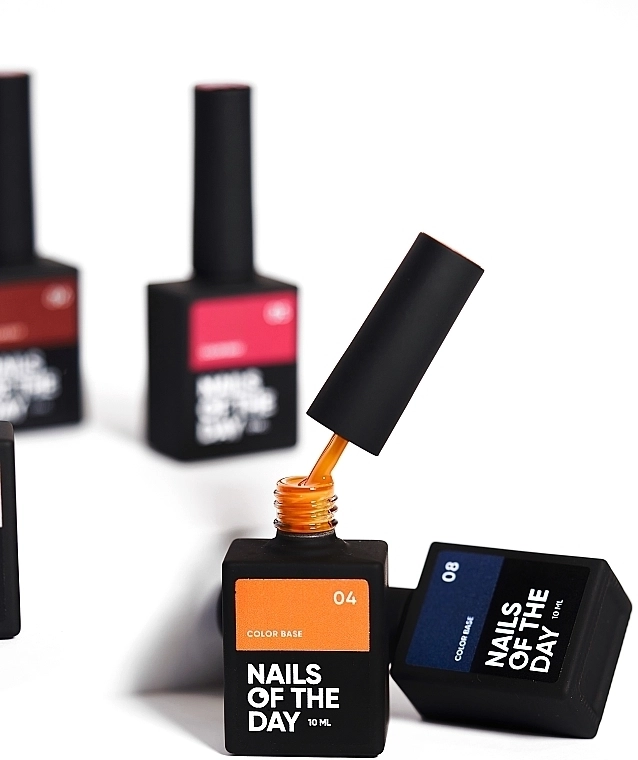 Nails Of The Day Кольорове базове покриття для нігтів Color Base - фото N5