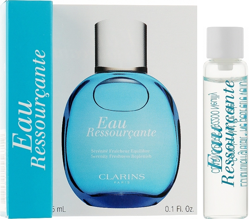 Clarins РОЗПРОДАЖ Освіжальна вода Eau Ressourcante Serenity Fresness Replenish Spray (міні) * - фото N2