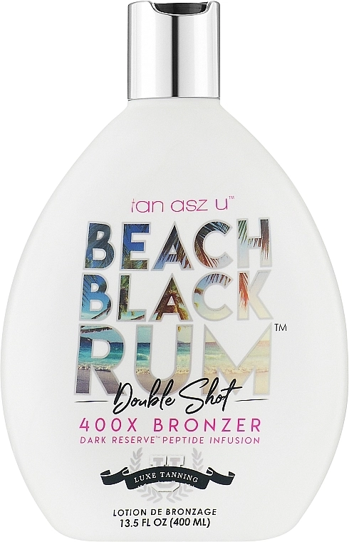 Tan Asz U Крем для солярію з бронзантами на основі рому Beach Black Rum Double Shot 400X Bronzer - фото N1