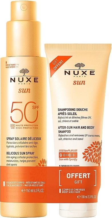 Nuxe Набір Sun Set Summer Protection (spray/150ml + shmp/100ml) - фото N1