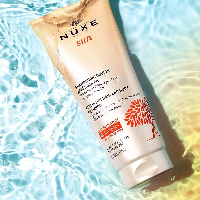 Nuxe Набір Sun After-Sun Hair & Body Shampoo DuoPack (shm/gel/2x200ml) - фото N4