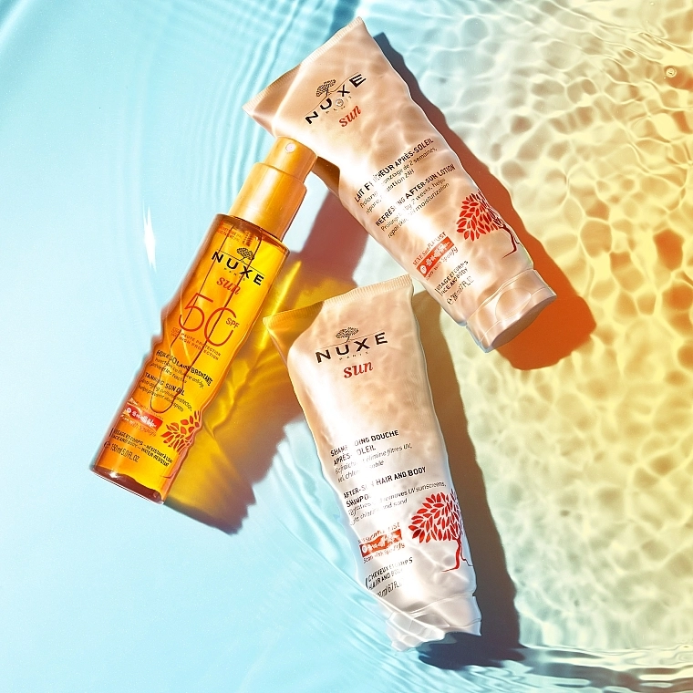 Nuxe Набір Sun After-Sun Hair & Body Shampoo DuoPack (shm/gel/2x200ml) - фото N6