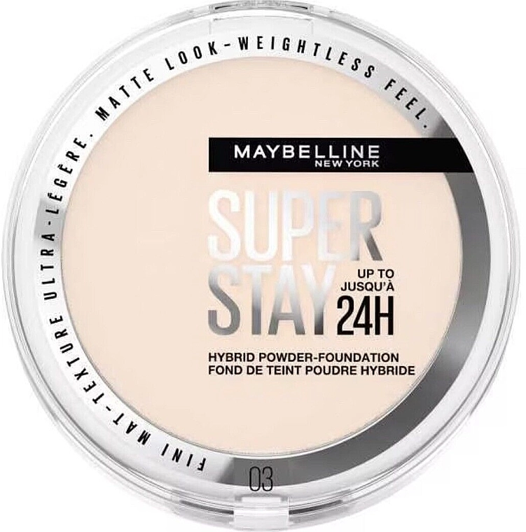 Maybelline New York SuperStay 24HR Hybrid Powder Foundation Тональна пудра-основа - фото N1