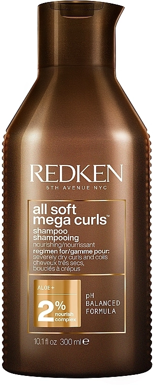 Redken Шампунь для питания очень сухих вьющихся волос All Soft Mega Curl Shampoo - фото N1