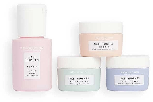 Revolution Skincare Набор, 5 продуктов X Sali Hughes My Essentials Mini Kit With Gel - фото N2