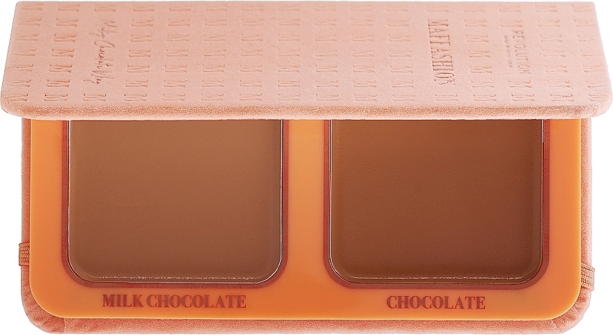 Makeup Revolution Maffashion Milky Chocolate Way Cream Bronzer Duo Бронзер для обличчя - фото N1