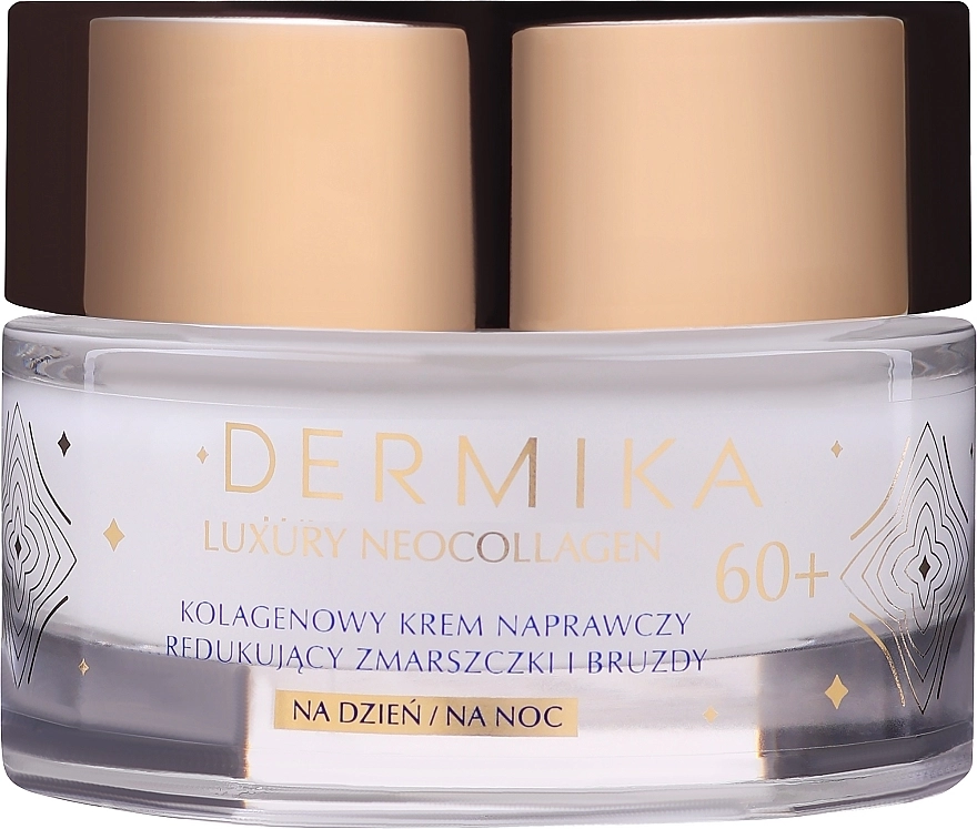 Dermika Відновлювальний колагеновий крем для зменшення зморщок Luxury Neocollagen Day and Night Repair Cream 60+ - фото N1