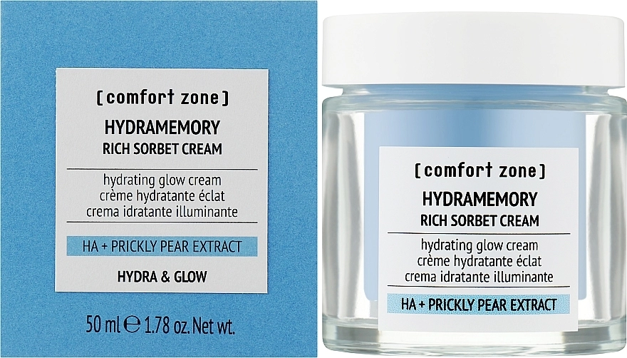 Comfort Zone Насыщенный крем-сорбет для глубокого увлажнения и сияния Hydramemory Rich Sorbet Cream - фото N2