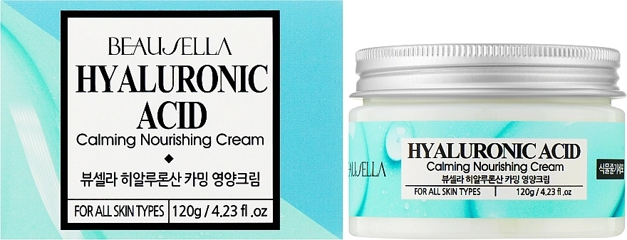 Beausella Зволожувальний крем із гіалуроновою кислотою Hyaluronic Acid Calming Nourishing Cream - фото N2