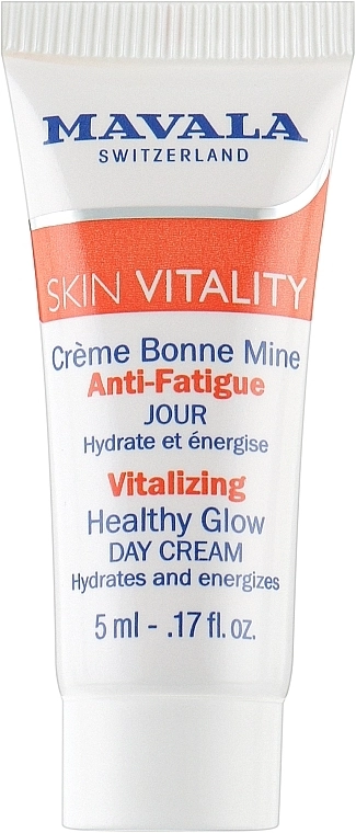 Mavala Стимулирующий дневной крем для сияния кожи Vitality Vitalizing Healthy Glow Cream (пробник) - фото N1