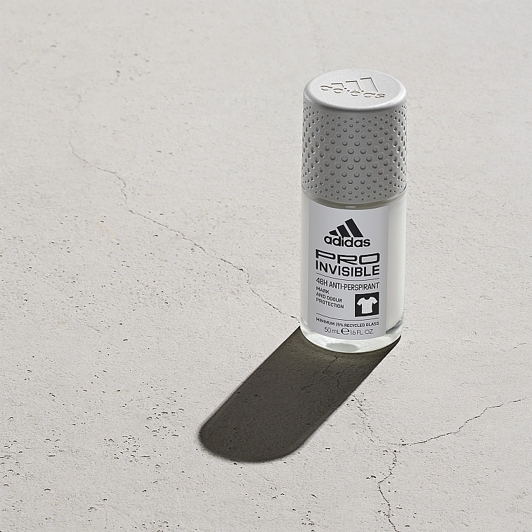 Adidas Дезодорант-антиперспірант кульковий для чоловіків Pro Invisible Antiperspirant Roll-on For Men - фото N4