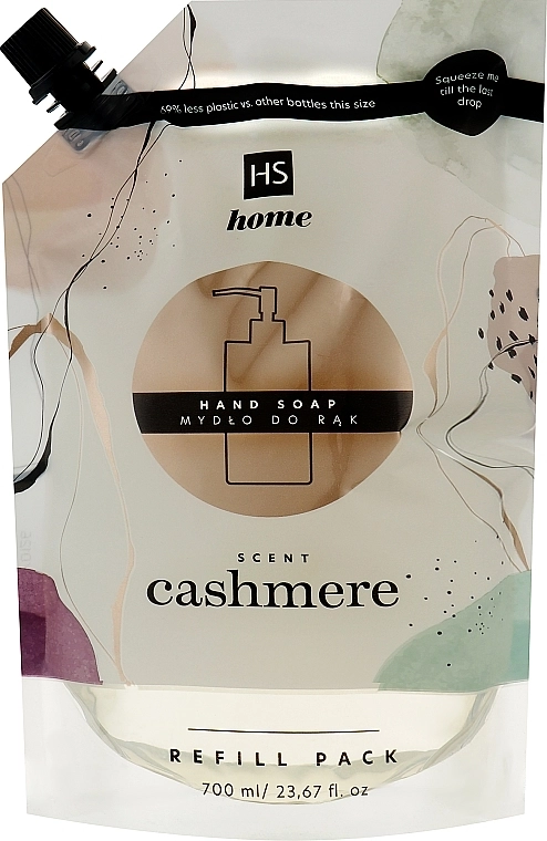 HiSkin Мило рідке "Кашемір" Home Hand Soap Cashmere Refill Pack (змінний блок) - фото N1